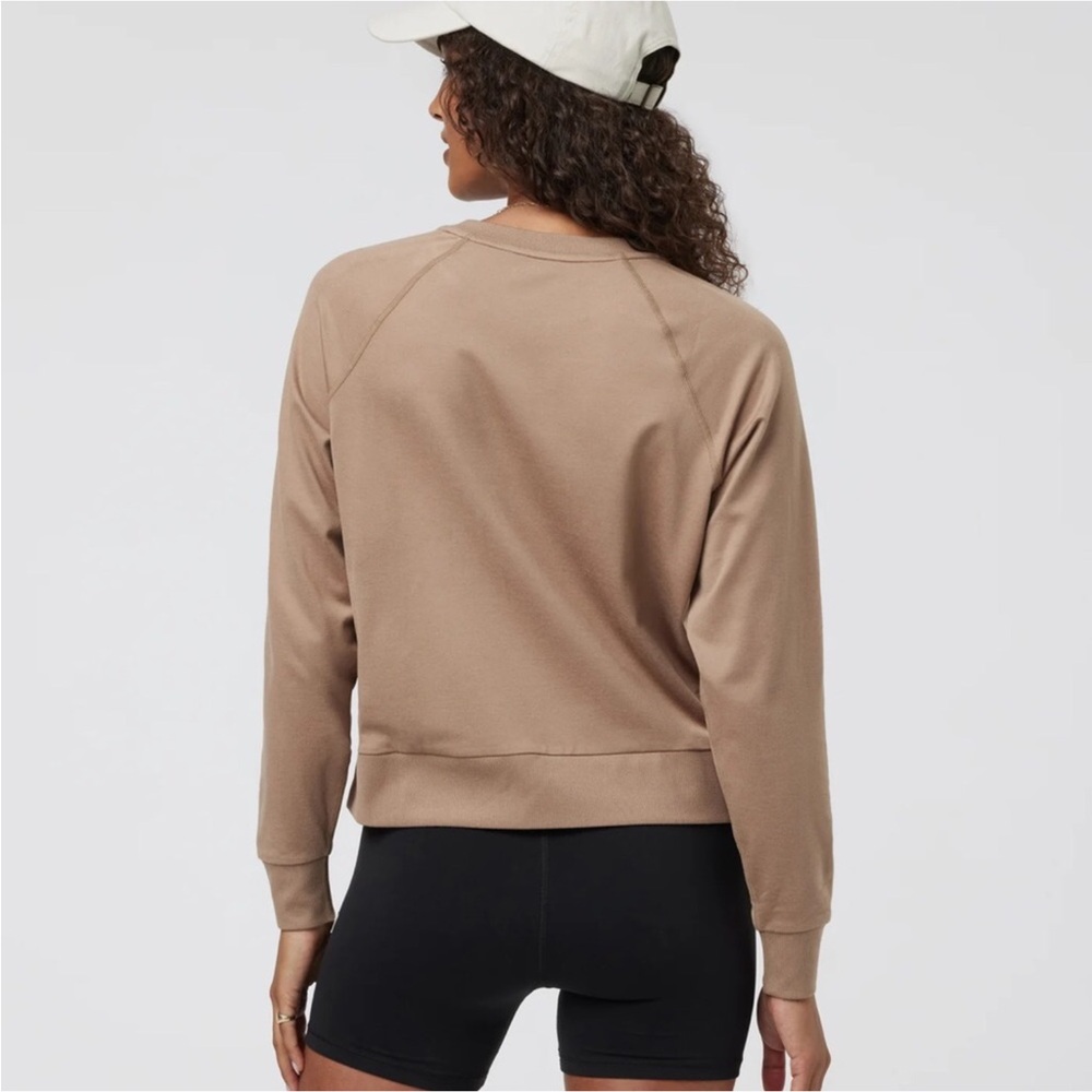 Vuori Halo Crew Goldenrod Heather Sweatshirt Women’s Large - Picture 2 of 11